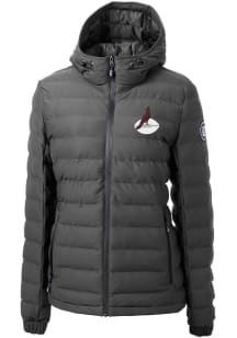 Cutter and Buck Arizona Cardinals Womens Grey HISTORIC Mission Ridge Repreve Filled Jacket