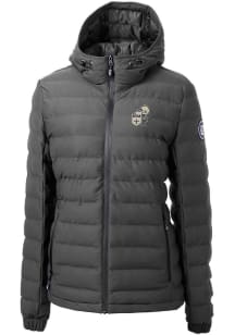 Cutter and Buck New Orleans Saints Womens Grey HISTORIC Mission Ridge Repreve Filled Jacket
