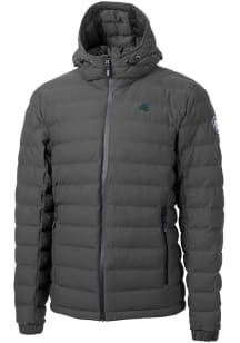 Cutter and Buck Carolina Panthers Mens Grey Mission Ridge Repreve Filled Jacket