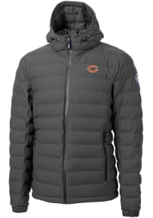 Cutter and Buck Chicago Bears Mens Grey Mission Ridge Repreve Filled Jacket
