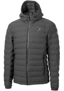 Cutter and Buck Houston Texans Mens Grey Mission Ridge Repreve Filled Jacket