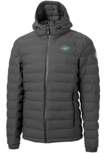 Cutter and Buck New York Jets Mens Grey Mission Ridge Repreve Filled Jacket