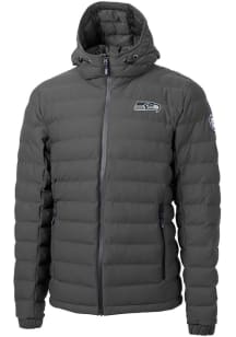 Cutter and Buck Seattle Seahawks Mens Grey Mission Ridge Repreve Filled Jacket