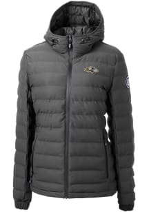 Cutter and Buck Baltimore Ravens Womens Grey Mission Ridge Repreve Filled Jacket