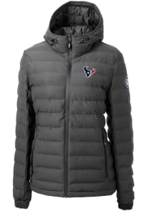Cutter and Buck Houston Texans Womens Grey Mission Ridge Repreve Filled Jacket
