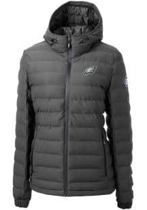Cutter and Buck Philadelphia Eagles Womens Grey Mission Ridge Repreve Filled Jacket