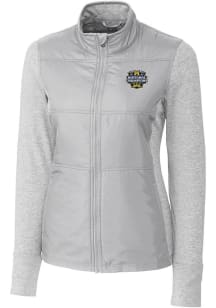 Cutter and Buck Michigan Wolverines Womens Grey 2023 College Football National Champions Stealth..