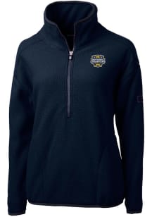 Cutter and Buck Michigan Wolverines Womens Navy Blue 2023 College Football National Champions Ca..