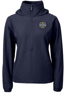 Cutter and Buck Michigan Wolverines Womens Navy Blue 2023 College Football National Champions Ch..