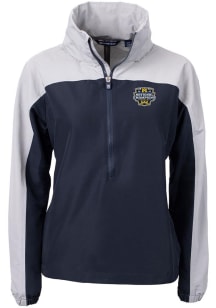 Cutter and Buck Michigan Wolverines Womens Navy Blue 2023 College Football National Champions Ch..