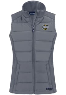 Cutter and Buck Michigan Wolverines Womens Grey 2023 College Football National Champions Evoke V..