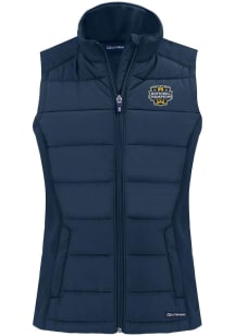 Cutter and Buck Michigan Wolverines Womens Navy Blue 2023 College Football National Champions Ev..