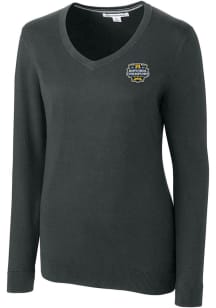 Cutter and Buck Michigan Wolverines Womens Charcoal 2023 College Football National Champions Lak..