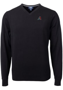 Cutter and Buck Arizona Diamondbacks Mens Black Lakemont Long Sleeve Sweater
