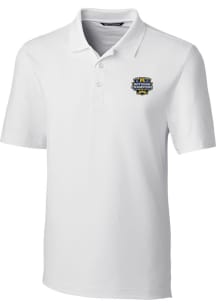 Cutter and Buck Michigan Wolverines Mens White 2023 College Football National Champions Forge Sh..
