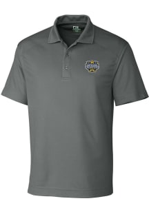 Cutter and Buck Michigan Wolverines Mens Grey 2023 College Football National Champions Drytec Ge..