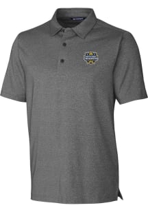 Cutter and Buck Michigan Wolverines Mens Charcoal 2023 College Football National Champions Forge..