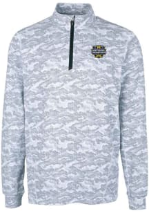 Cutter and Buck Michigan Wolverines Mens Charcoal 2023 College Football National Champions Trave..