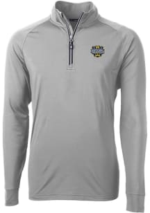 Cutter and Buck Michigan Wolverines Mens Grey 2023 College Football National Champions Adapt Eco..