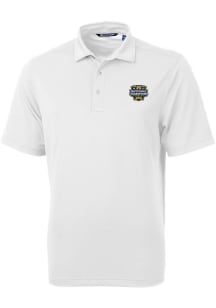 Cutter and Buck Michigan Wolverines Mens White 2023 College Football National Champions Virtue E..