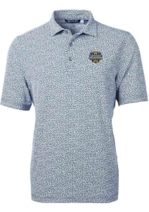 Cutter and Buck Michigan Wolverines Mens Navy Blue 2023 College Football National Champions Virt..