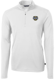Cutter and Buck Michigan Wolverines Mens White 2023 College Football National Champions Virtue Eco P