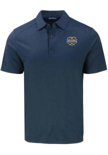 Mens Michigan Wolverines Navy Blue Cutter and Buck 2023 College Football National Champions Forg..