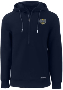 Cutter and Buck Michigan Wolverines Mens Navy Blue 2023 College Football National Champions Roam..