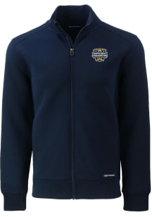 Cutter and Buck Michigan Wolverines Mens Navy Blue 2023 College Football National Champions Roam..