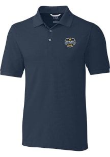 Cutter and Buck Michigan Wolverines Mens Navy Blue 2023 College Football National Champions Adva..