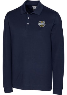 Cutter and Buck Michigan Wolverines Mens Navy Blue 2023 College Football National Champions Adva..
