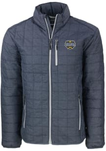 Cutter and Buck Michigan Wolverines Mens Grey 2023 College Football National Champions Rainier P..