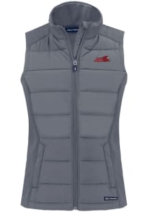 Cutter and Buck Jacksonville State Gamecocks Womens Grey Evoke Vest