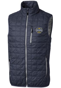 Cutter and Buck Michigan Wolverines Mens Grey 2023 College Football National Champions Rainier P..