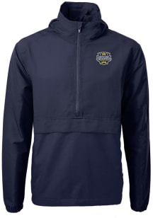 Cutter and Buck Michigan Wolverines Mens Navy Blue 2023 College Football National Champions Char..