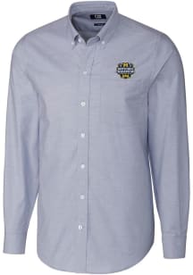 Cutter and Buck Michigan Wolverines Mens Light Blue 2023 College Football National Champions Stretch