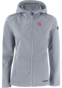 Cutter and Buck Houston Cougars Womens Charcoal Evoke Light Weight Jacket