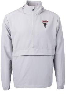 Cutter and Buck Atlanta Falcons Mens Grey HISTORIC Charter Eco Pullover Jackets