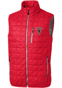 Cutter and Buck Atlanta Falcons Mens Red HISTORIC Rainier PrimaLoft Sleeveless Jacket