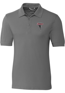 Cutter and Buck Atlanta Falcons Mens Grey HISTORIC Advantage Short Sleeve Polo