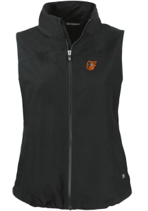 Cutter and Buck Baltimore Orioles Womens Black Charter Vest