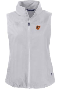 Cutter and Buck Baltimore Orioles Womens Grey Charter Vest