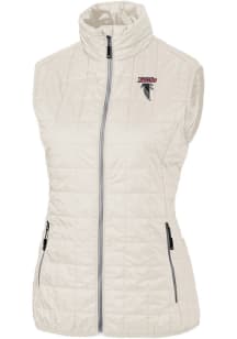 Cutter and Buck Atlanta Falcons Womens White HISTORIC Rainier PrimaLoft Vest