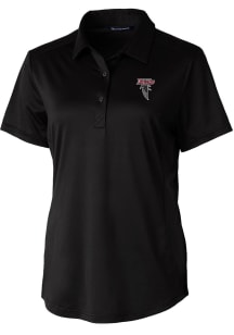 Cutter and Buck Atlanta Falcons Womens Black HISTORIC Prospect Short Sleeve Polo Shirt