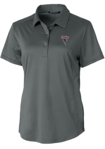 Cutter and Buck Atlanta Falcons Womens Grey HISTORIC Prospect Short Sleeve Polo Shirt