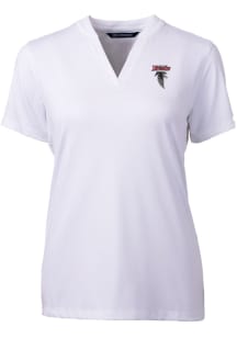 Cutter and Buck Atlanta Falcons Womens White HISTORIC Forge Short Sleeve T-Shirt