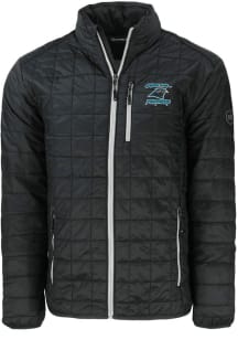 Cutter and Buck Carolina Panthers Mens Black HISTORIC Rainier PrimaLoft Filled Jacket