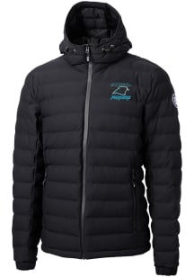 Cutter and Buck Carolina Panthers Mens Black HISTORIC Mission Ridge Repreve Filled Jacket