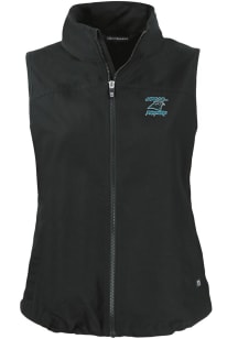 Cutter and Buck Carolina Panthers Womens Black HISTORIC Charter Vest