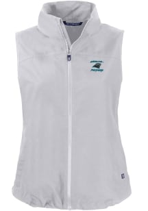 Cutter and Buck Carolina Panthers Womens Grey HISTORIC Charter Vest